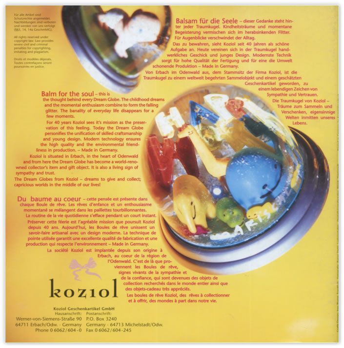 Katalog - Traumkugeln 1996/97